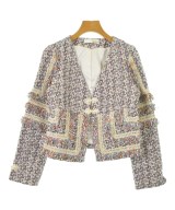 LILY BROWN（リリーブラウン）ノーカラージャケット 白 サイズ:F レディース/2200629550032