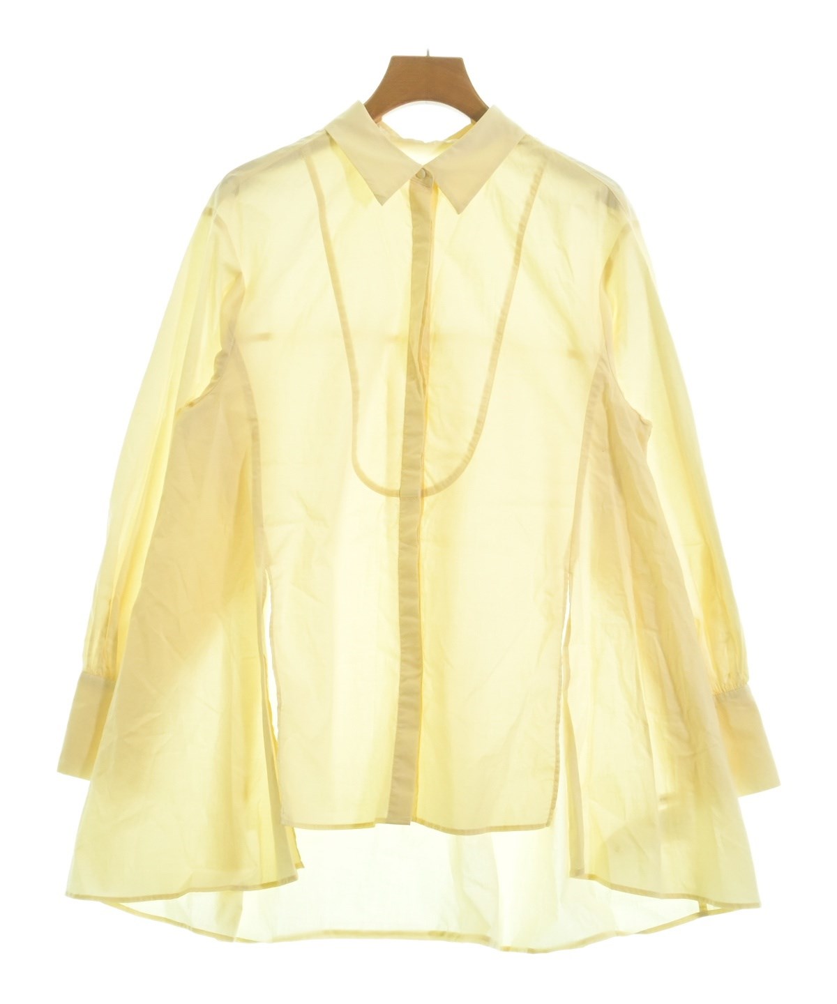 LILY BROWN（リリーブラウン）カジュアルシャツ 黄 サイズ:F