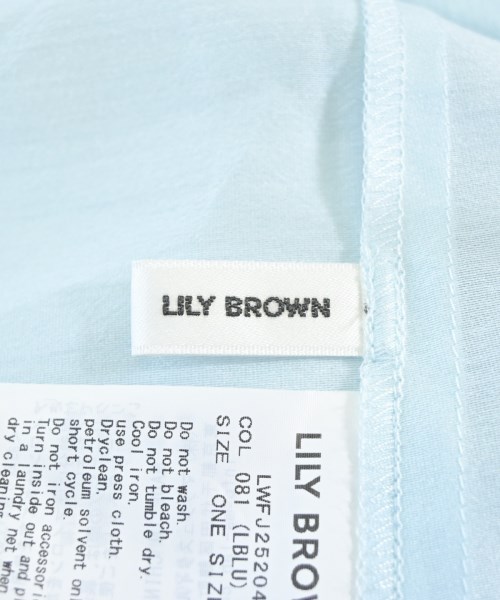 LILY BROWN（リリーブラウン）カジュアルジャケット 青 サイズ:F レディース/2200631470052
