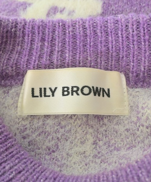 LILY BROWN（リリーブラウン）ニット・セーター 紫 サイズ:F レディース/2200621780062