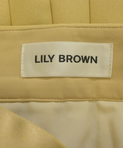 LILY BROWN（リリーブラウン）ロング・マキシ丈スカート 黄 サイズ:0(S位) レディース/2200622804026