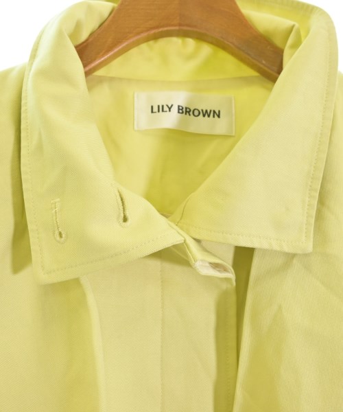LILY BROWN（リリーブラウン）トレンチコート 黄 サイズ:ONE レディース/2200624650010