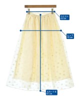 LILY BROWN（リリーブラウン）ロング・マキシ丈スカート 白 サイズ:1(M位) レディース/2200615650142