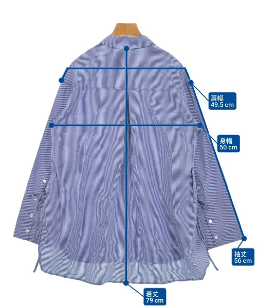 LILY BROWN（リリーブラウン）ブラウス 青 サイズ:F レディース/2200615335018