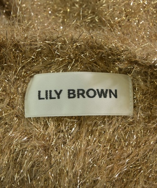 LILY BROWN（リリーブラウン）カーディガン ゴールド サイズ:F レディース/2200630969014