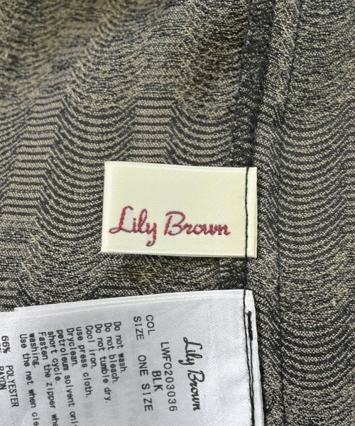 LILY BROWN（リリーブラウン）ワンピース 黒 サイズ:ONE レディース/2200631588054