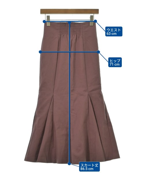 LILY BROWN（リリーブラウン）ロング・マキシ丈スカート ピンク サイズ:0(S位) レディース/2200631651024