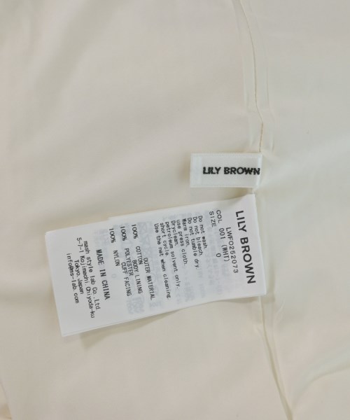 LILY BROWN（リリーブラウン）ワンピース 白 サイズ:0(S位) レディース/2200632191017