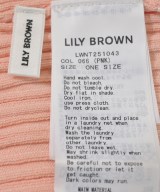 LILY BROWN（リリーブラウン）ニット・セーター ピンク サイズ:F レディース/2200614666120