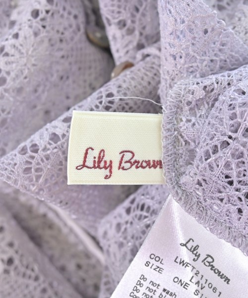 LILY BROWN（リリーブラウン）ブラウス 紫 サイズ:F レディース/2200609051054