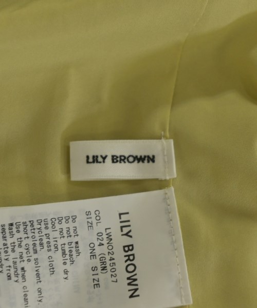 LILY BROWN（リリーブラウン）ワンピース 緑 サイズ:F レディース/2200609227039