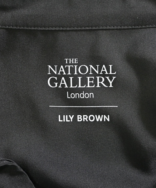 LILY BROWN（リリーブラウン）シャツワンピース 黒 サイズ:F レディース/2200608707259
