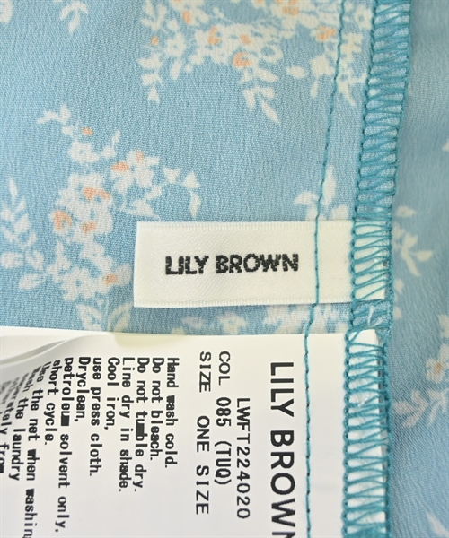 LILY BROWN（リリーブラウン）カジュアルシャツ 青 サイズ:F レディース/2200608707563