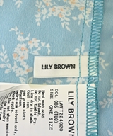 LILY BROWN（リリーブラウン）カジュアルシャツ 青 サイズ:F レディース/2200608707563