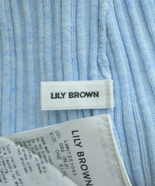 LILY BROWN（リリーブラウン）ニット・セーター 青 サイズ:ONE レディース/2200614459050