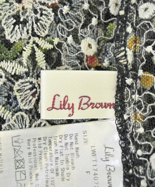 LILY BROWN（リリーブラウン）ブラウス 黒 サイズ:F レディース/2200609782040