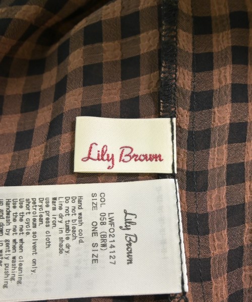 LILY BROWN（リリーブラウン）ワンピース 茶 サイズ:F レディース/2200611533012