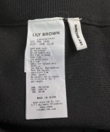 LILY BROWN（リリーブラウン）ひざ丈スカート 黒 サイズ:F レディース/2200613981033
