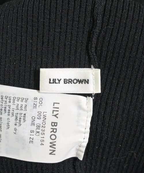 LILY BROWN（リリーブラウン）ワンピース 黒 サイズ:F レディース/2200618538065