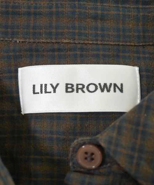 LILY BROWN（リリーブラウン）ブラウス 茶 サイズ:F レディース/2200618969067