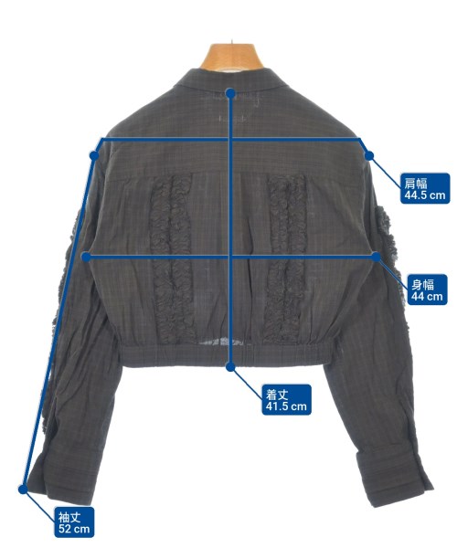 LILY BROWN（リリーブラウン）ブラウス 茶 サイズ:F レディース/2200618969067