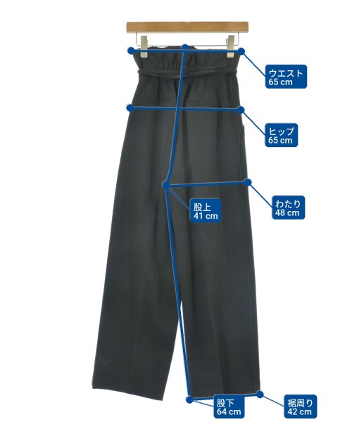 LILY BROWN（リリーブラウン）スラックス 黒 サイズ:0(S位) レディース/2200618866052