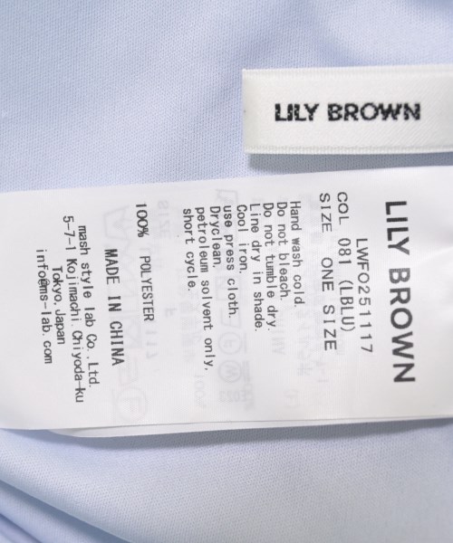 LILY BROWN（リリーブラウン）ワンピース 青 サイズ:F レディース/2200621161038