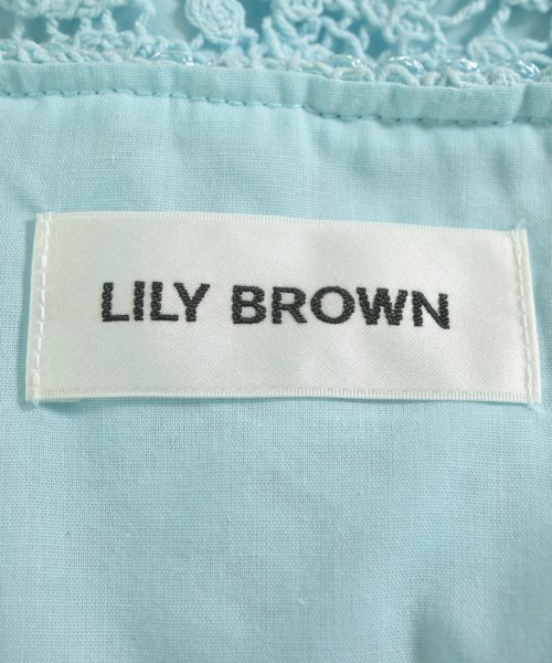 LILY BROWN（リリーブラウン）ノーカラージャケット 青 サイズ:F レディース/2200621161045