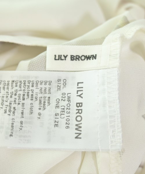 LILY BROWN（リリーブラウン）ワンピース 黄 サイズ:ONE レディース/2200604139016