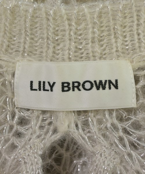 LILY BROWN（リリーブラウン）ニット・セーター ベージュ サイズ:F レディース/2200669131154