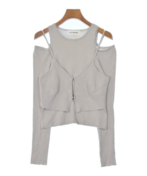 LILY BROWN(リリーブラウン)ニット・セーター グレー サイズ:F/2200673881052