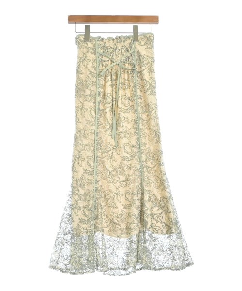 LILY BROWN（リリーブラウン）ロング・マキシ丈スカート ベージュ サイズ:0(S位) レディース/2200670362066