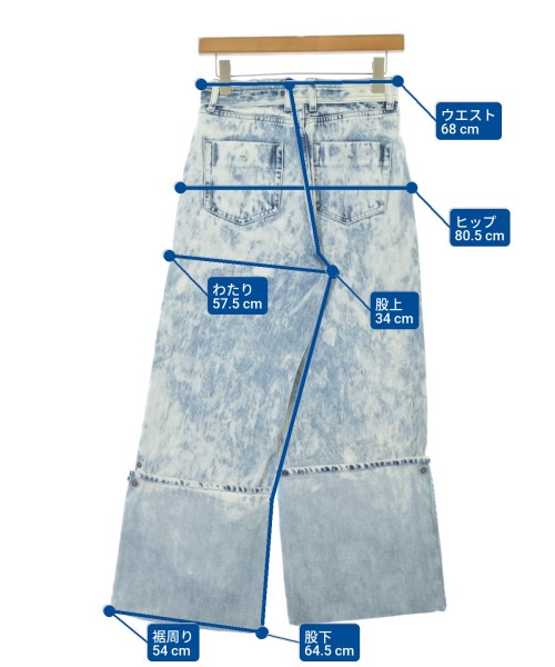 LILY BROWN（リリーブラウン）デニムパンツ 青 サイズ:1(M位) レディース/2200671741020