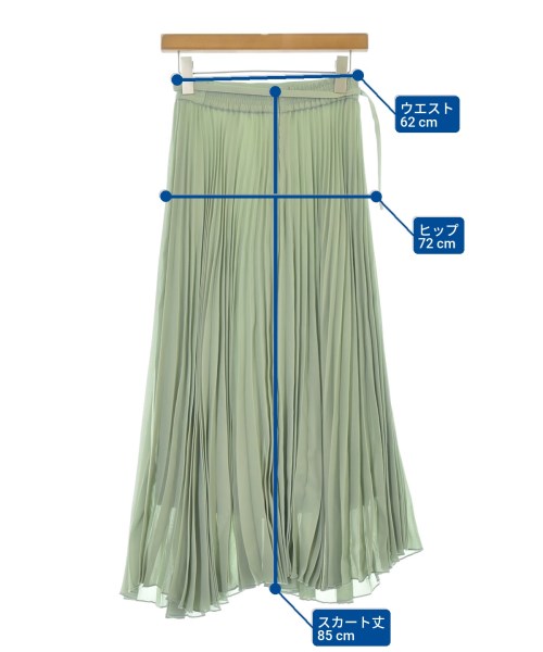LILY BROWN（リリーブラウン）ロング・マキシ丈スカート 緑 サイズ:F レディース/2200671741044