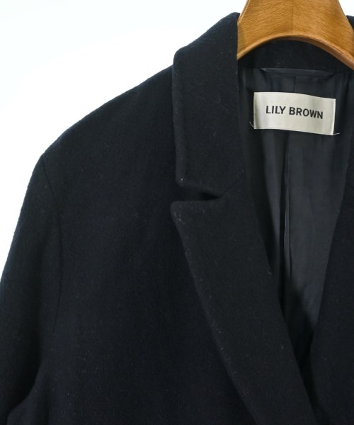 LILY BROWN（リリーブラウン）チェスターコート 紺 サイズ:1(M位) レディース/2200673215017