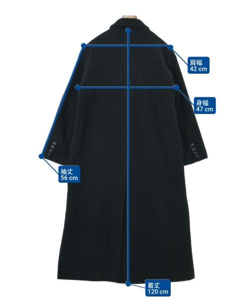 LILY BROWN（リリーブラウン）チェスターコート 紺 サイズ:1(M位) レディース/2200673215017