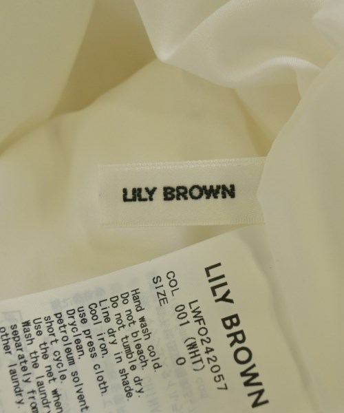 LILY BROWN（リリーブラウン）ワンピース 白 サイズ:0(S位) レディース/2200671182250