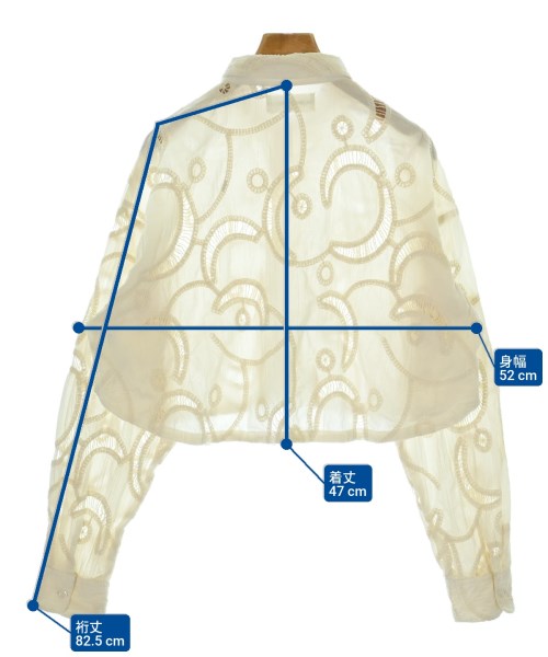 LILY BROWN（リリーブラウン）カジュアルシャツ 白 サイズ:F レディース/2200677421056