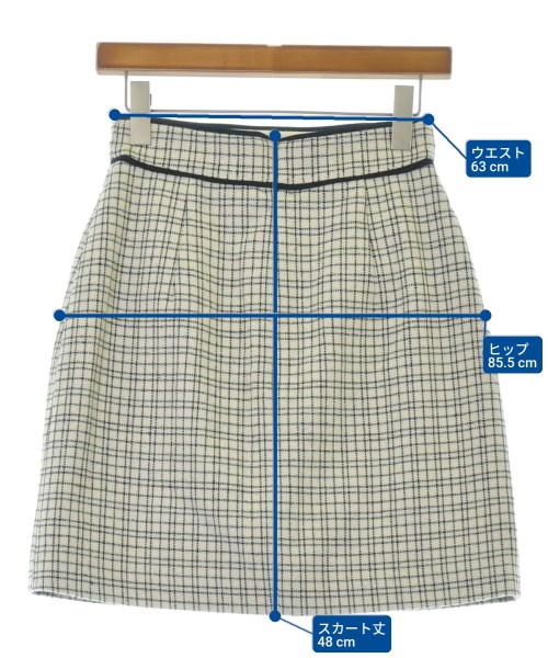 LILY BROWN（リリーブラウン）ミニスカート 白 サイズ:1(M位) レディース/2200672576102