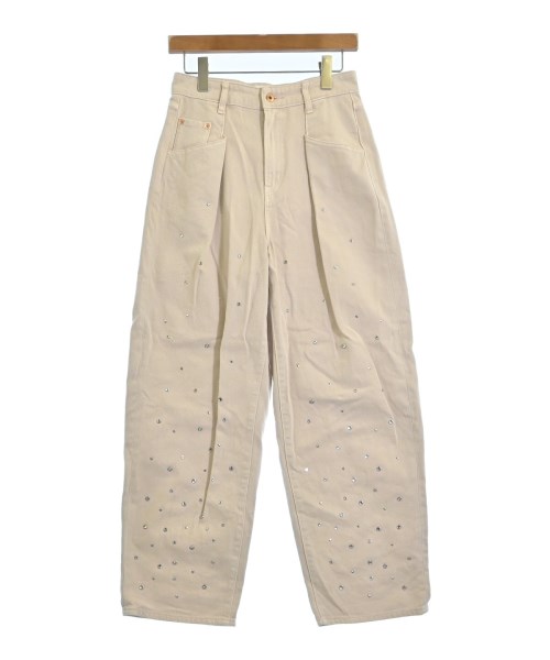LILY BROWN(リリーブラウン)デニムパンツ ベージュ サイズ:1(M位)/2200672576126