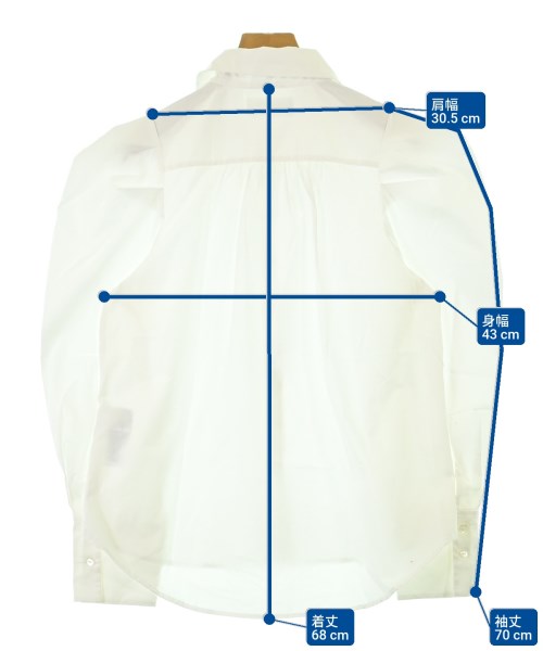 LILY BROWN（リリーブラウン）カジュアルシャツ 白 サイズ:F レディース/2200672576379