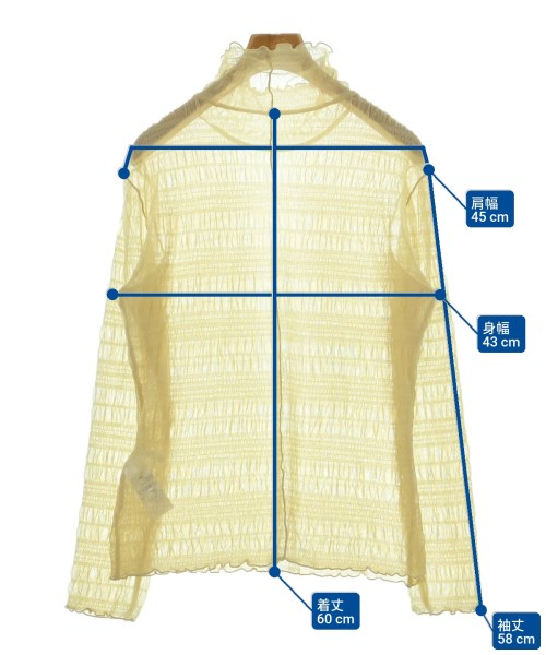 LILY BROWN（リリーブラウン）ブラウス ベージュ サイズ:ONE レディース/2200672576386