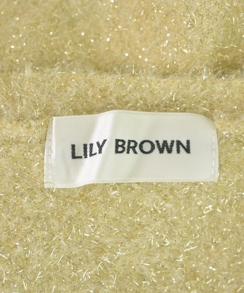 LILY BROWN（リリーブラウン）カーディガン 黄 サイズ:F レディース/2200679189053