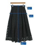 LILY BROWN（リリーブラウン）ロング・マキシ丈スカート 黒 サイズ:0(S位) レディース/2200677385037