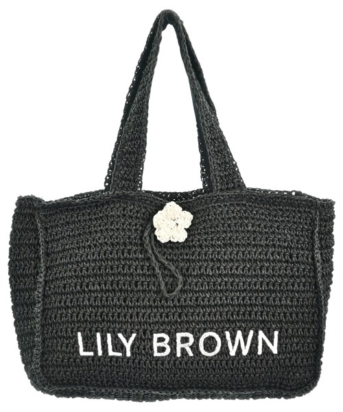 LILY BROWN（リリーブラウン）トートバッグ 黒 サイズ:- レディース/2200674876057