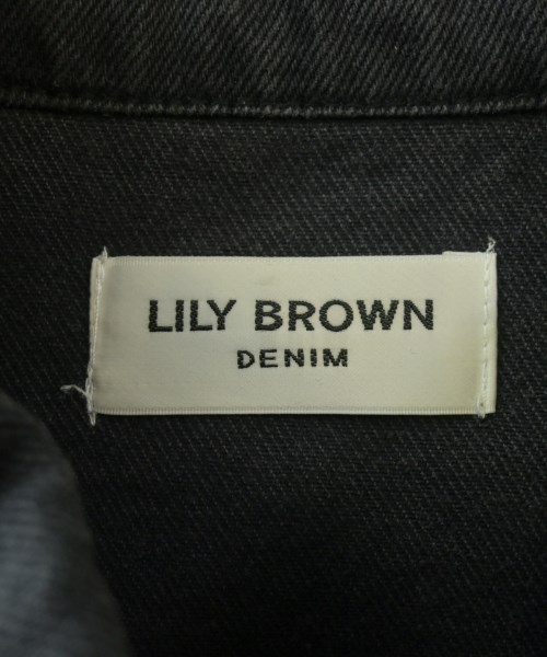 LILY BROWN（リリーブラウン）デニムジャケット 黒 サイズ:ONE レディース/2200695936044