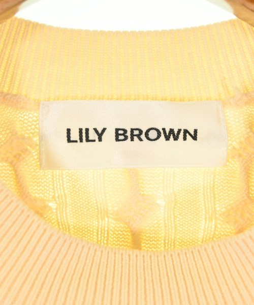 LILY BROWN（リリーブラウン）ニット・セーター ベージュ サイズ:F レディース/2200696901201
