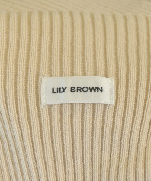 LILY BROWN（リリーブラウン）ニット・セーター ベージュ サイズ:F レディース/2200693629047