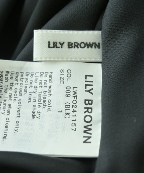 LILY BROWN（リリーブラウン）ワンピース 黒 サイズ:1(M位) レディース/2200698657052