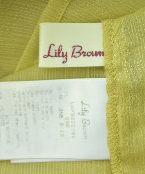 LILY BROWN（リリーブラウン）ブラウス 緑 サイズ:F レディース/2200698657069